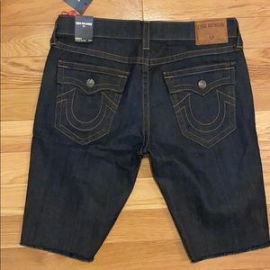 True Religion Ricky relaxed straight denim shorts